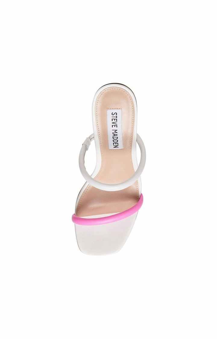 Cia White Heel Sandals