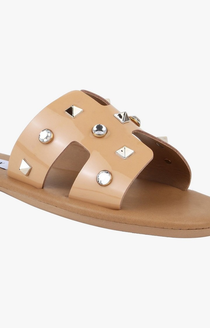Ebonie Pink Flats