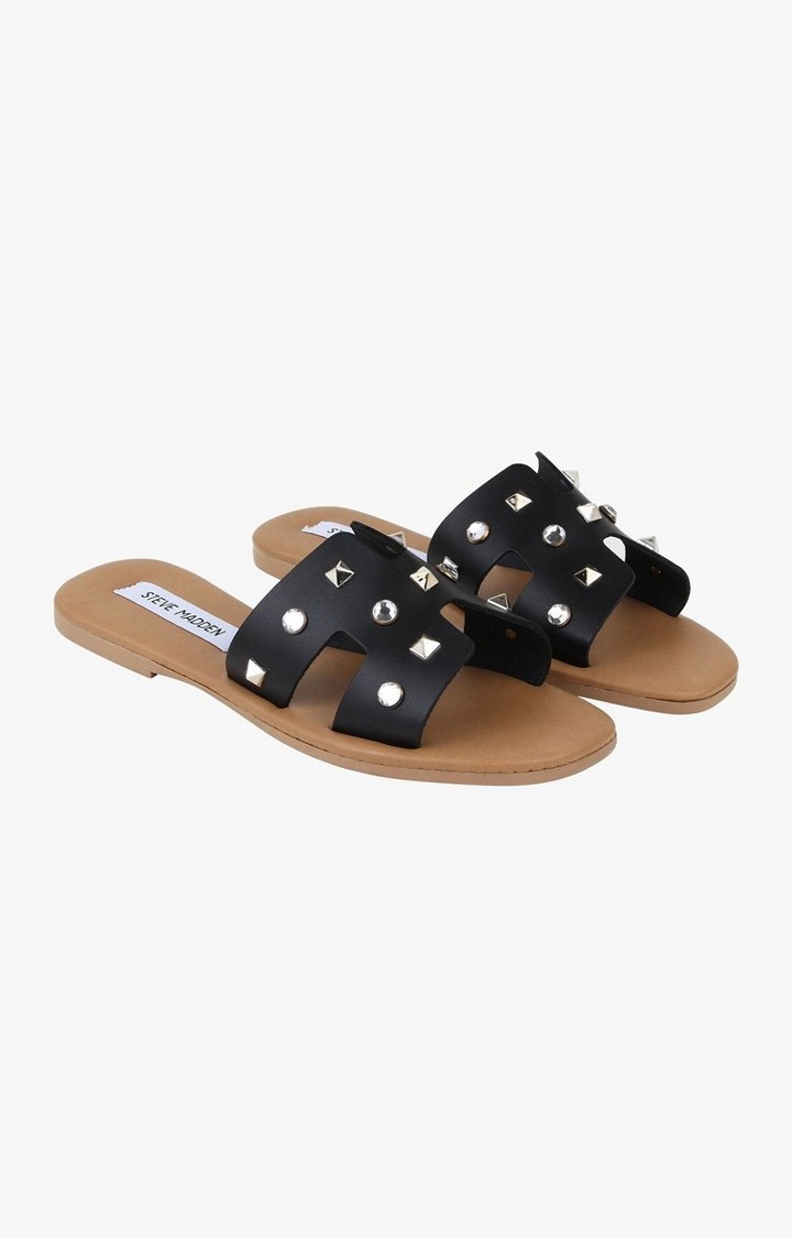 Ebonie Black Flats