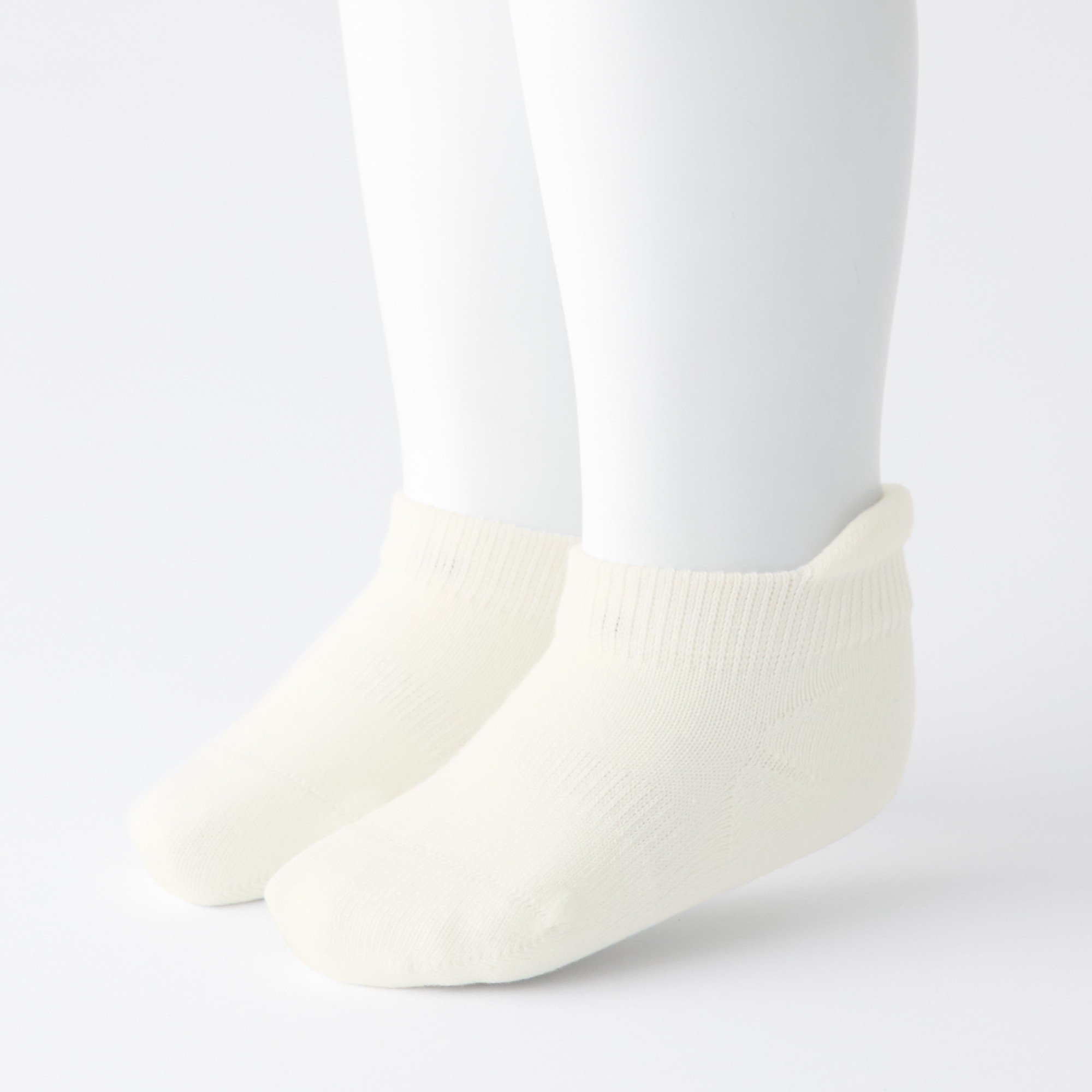 MUJI | Right angle adjustable no-show socks (Baby/Plain)