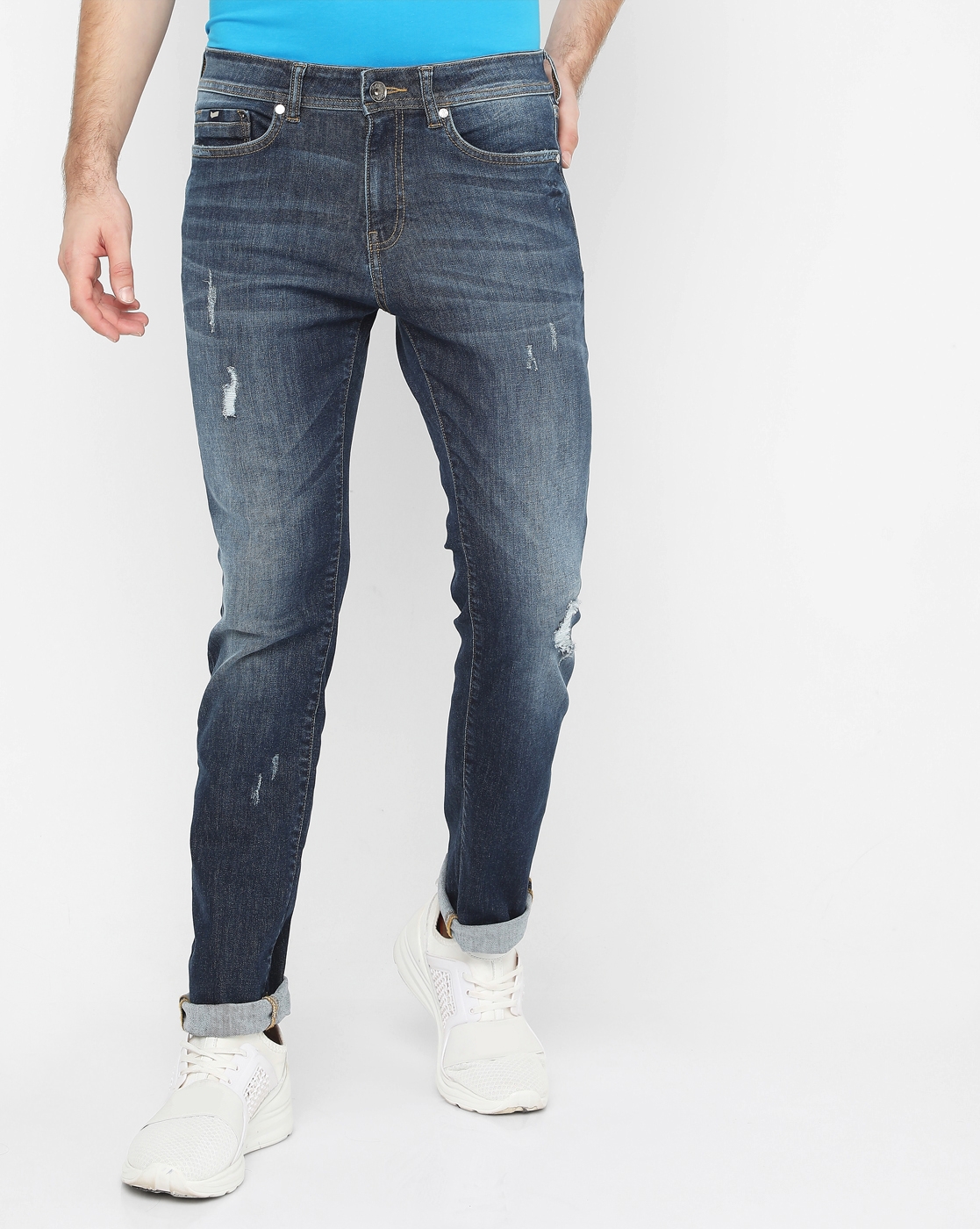 GAS | Men's Albert Simple In Slim Fit Blue Jeans 0