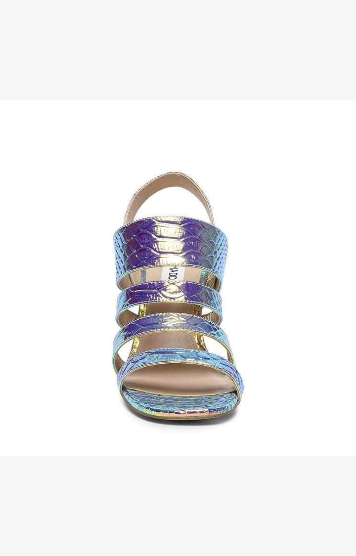 Pop Blue Heel Sandals