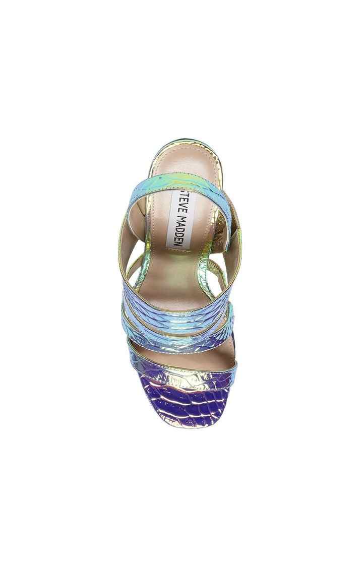 Pop Blue Heel Sandals