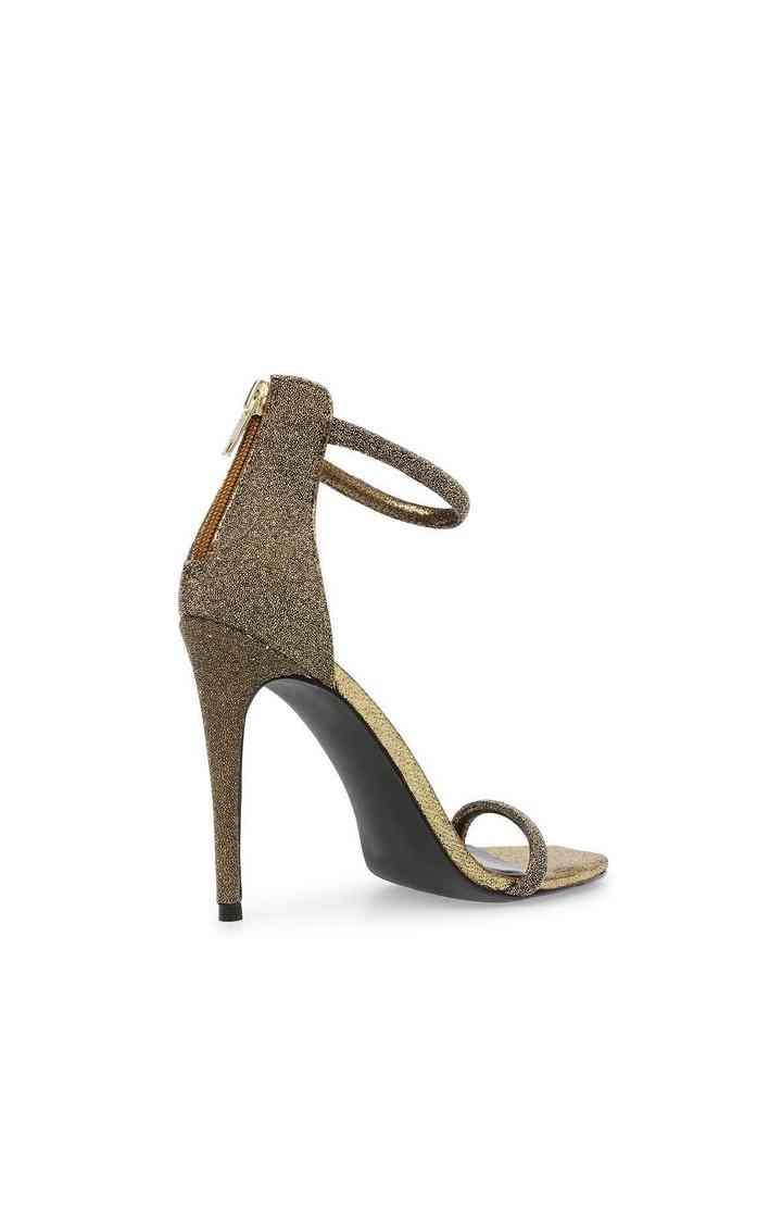 Rapture-C Gold Heel Sandals