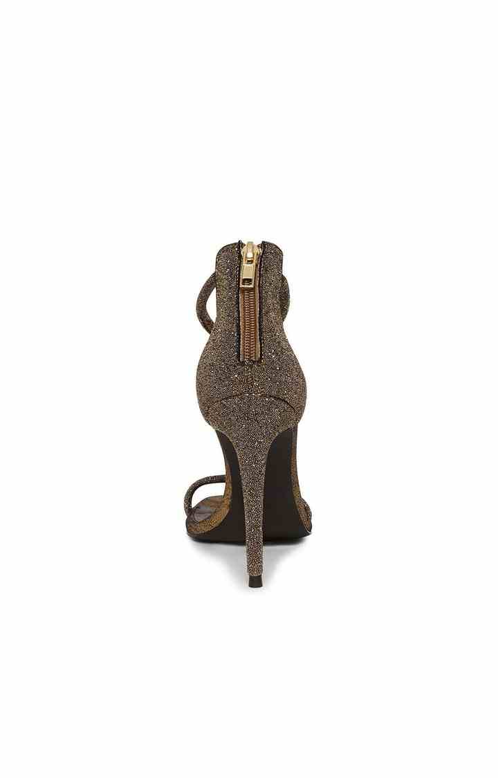 Rapture-C Gold Heel Sandals