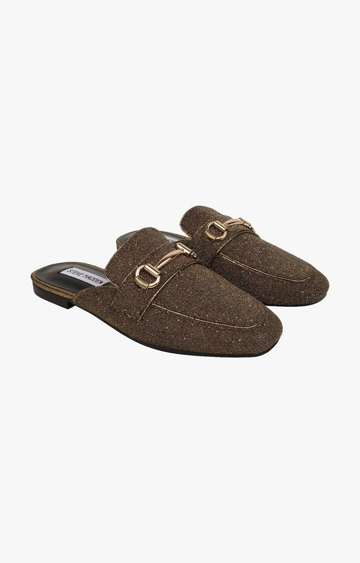 Kori-C Gold Closed Flats & Ballerinas
