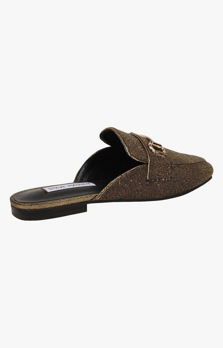 Kori-C Gold Closed Flats & Ballerinas