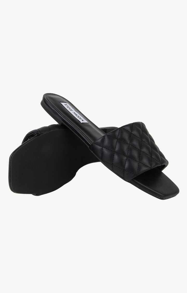 Plush-Q Black Flats