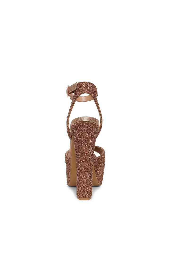 Skyla-C Gold Heel Sandals