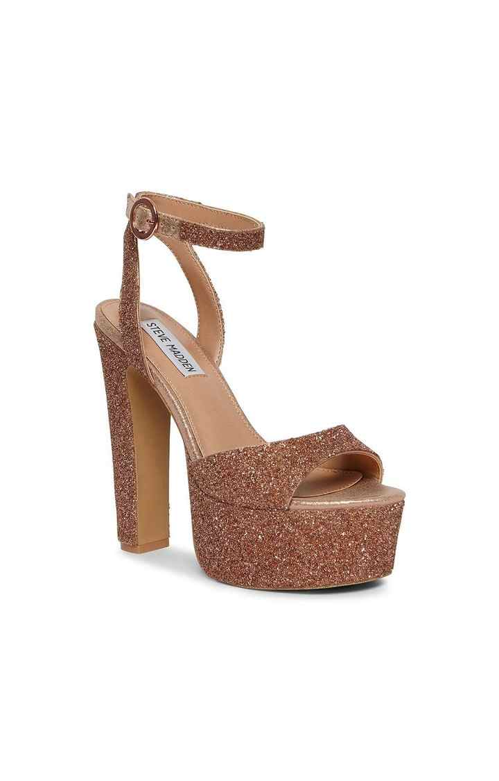Skyla-C Gold Heel Sandals