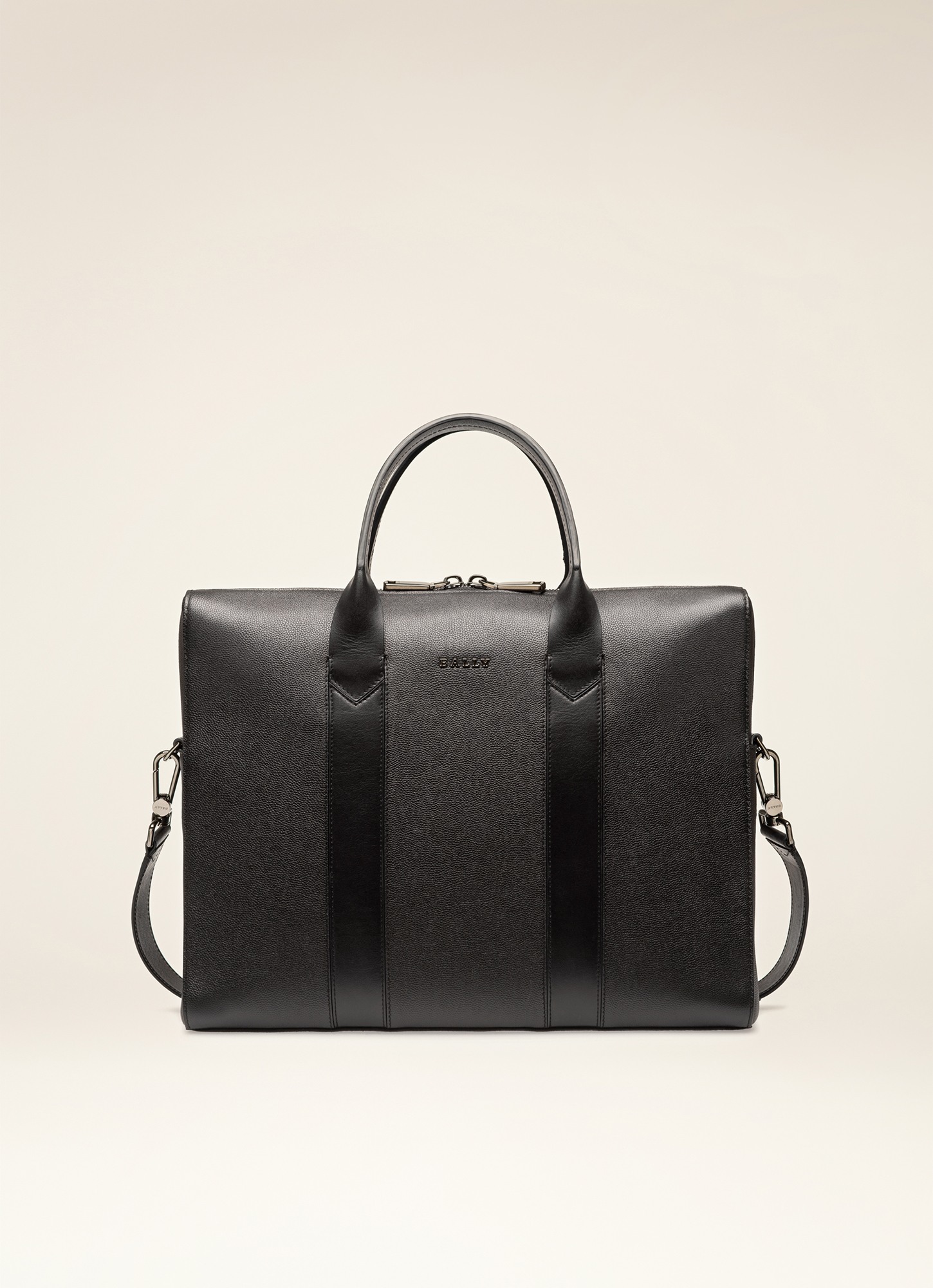 Bally | Elter Leather Business Bag In Black