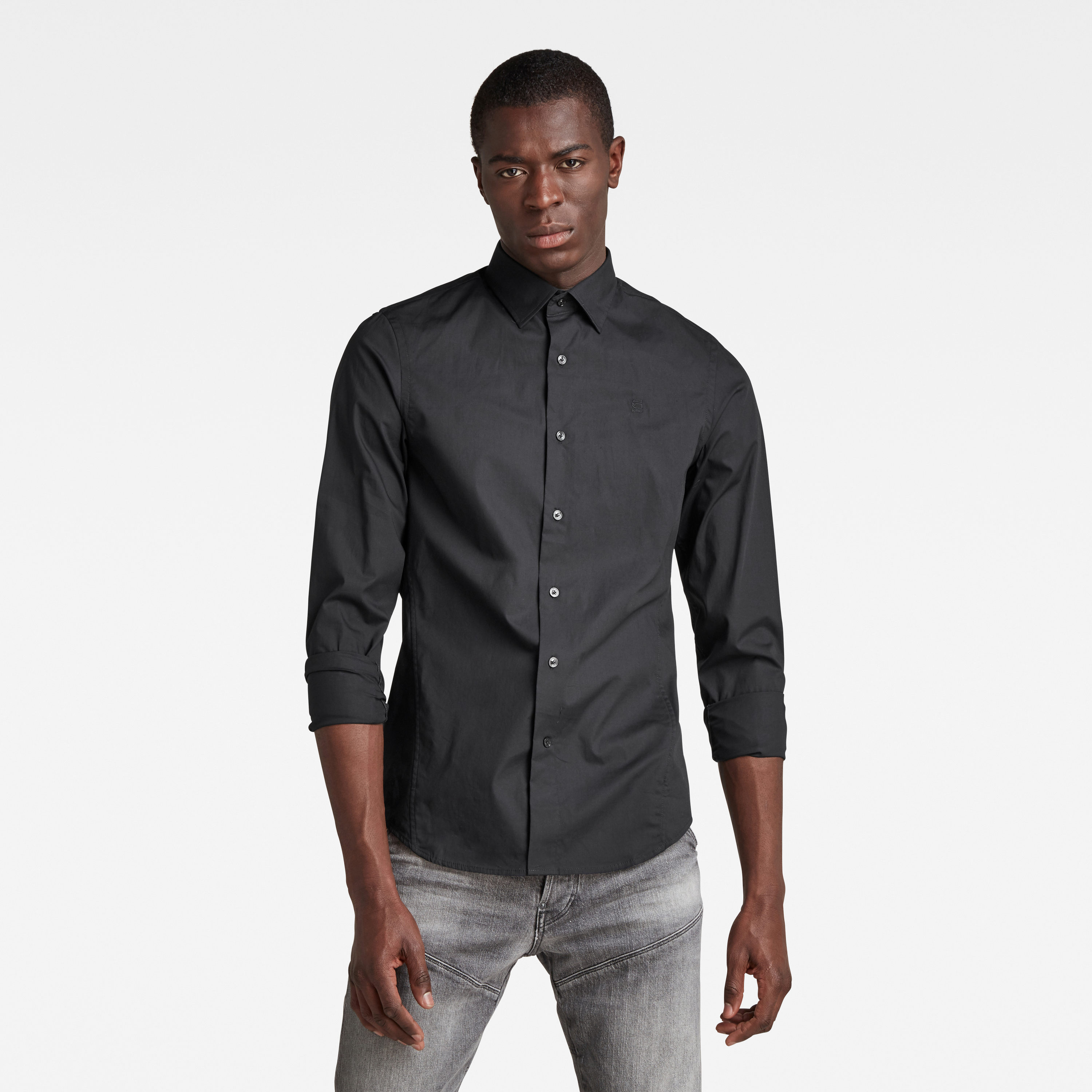 Dressed Super Slim Fit Denim Shirt