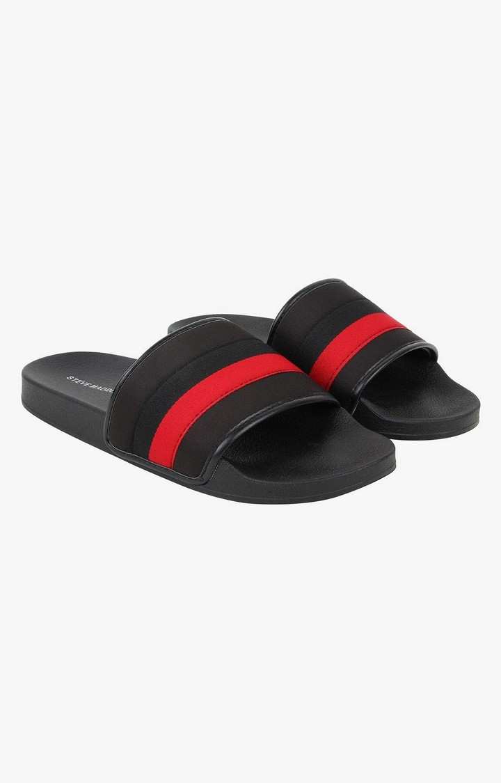 Toyer Black Sandals & Flip Flops