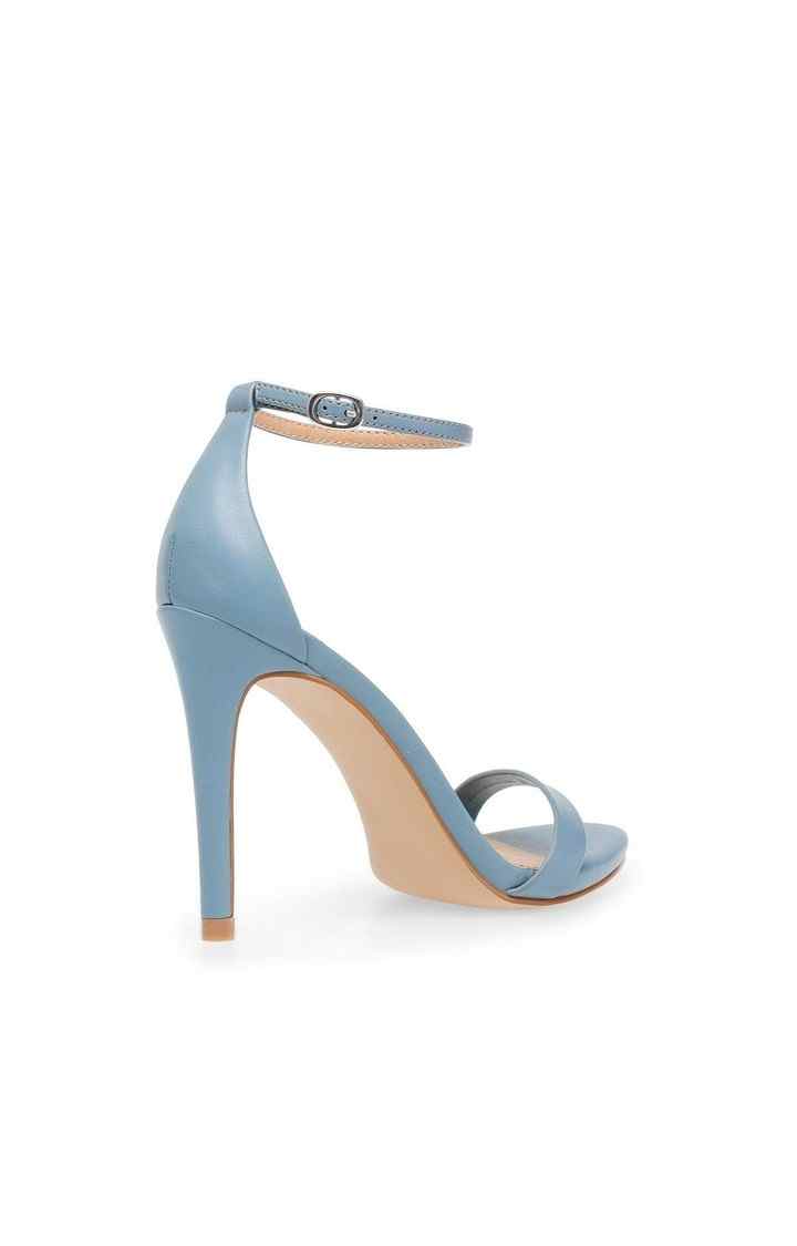 Stecyy Blue Heel Sandals