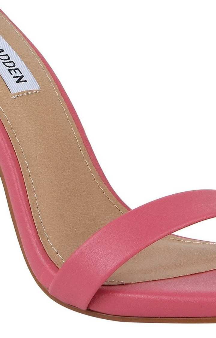 Stecyy Pink Heel Sandals
