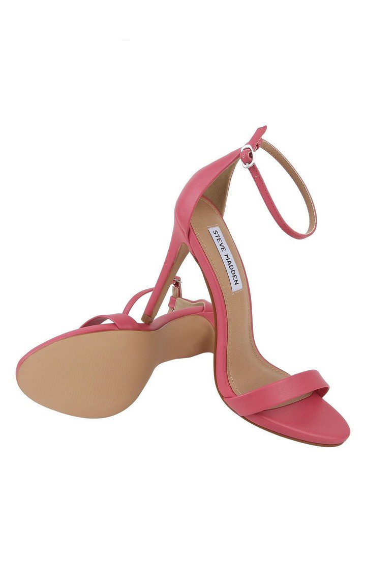 Stecyy Pink Heel Sandals