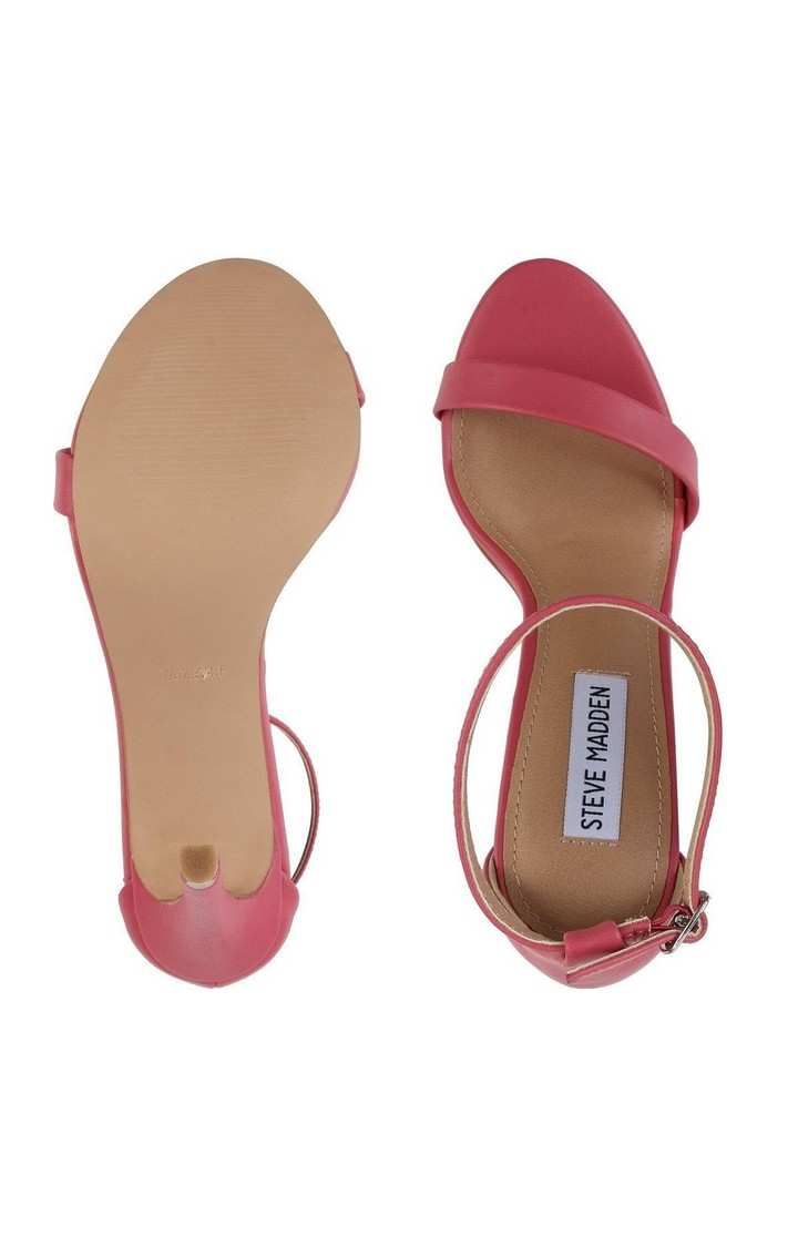 Stecyy Pink Heel Sandals