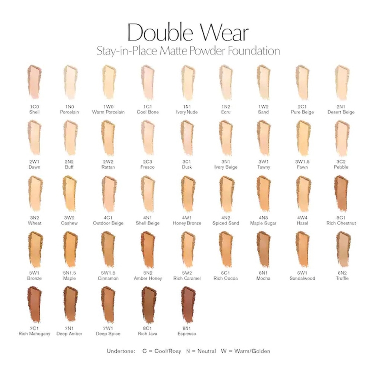 Double Wear Stay-In-Place Matte Powder Foundation • 1W2 Sand