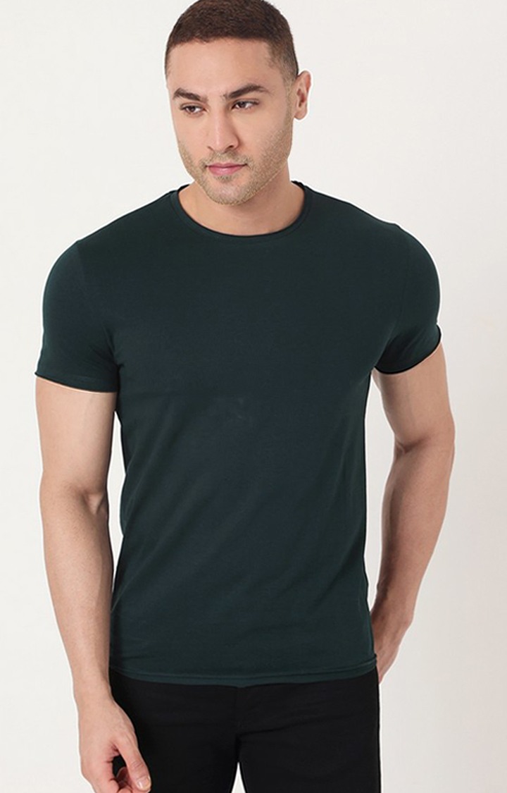 GAS | Men's Scuba Basic Ec In Slim Fit Solid Tshirt