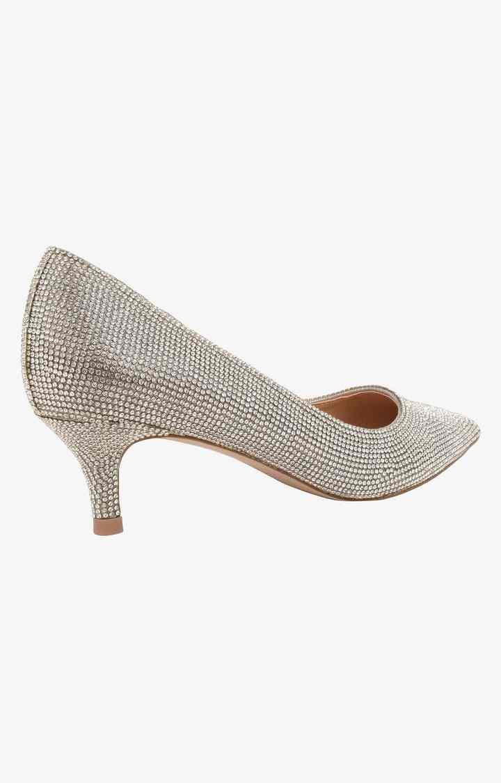 Sabrinah-R Silver Pumps
