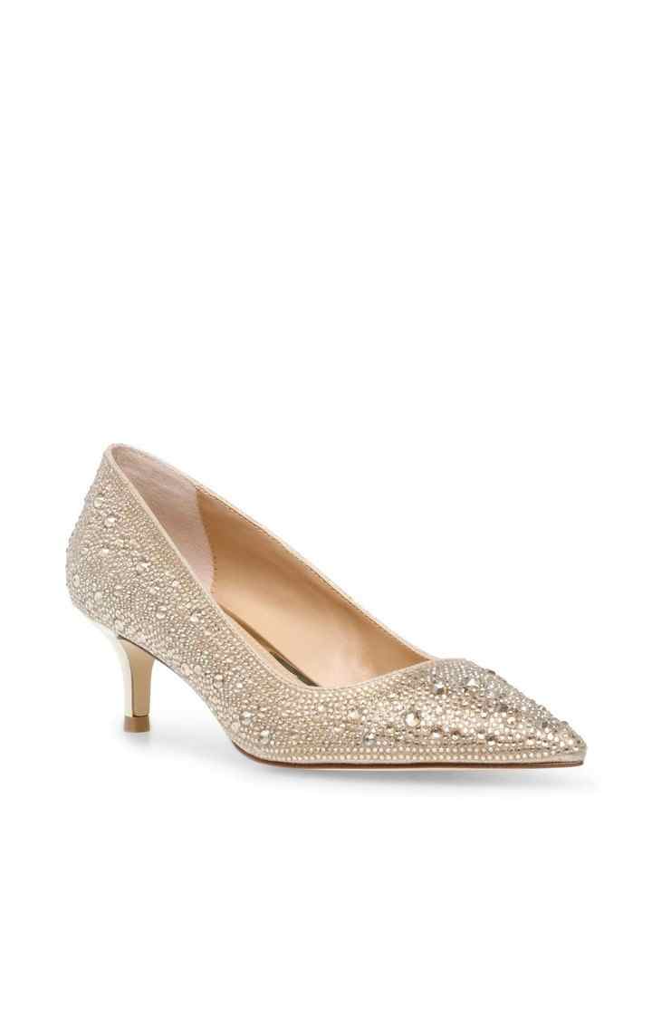 Sabrinah-R Gold Pumps