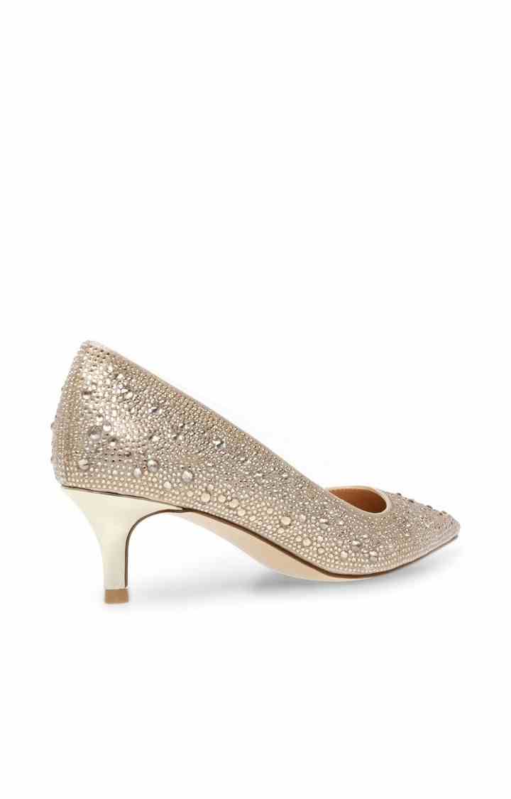 Sabrinah-R Gold Pumps