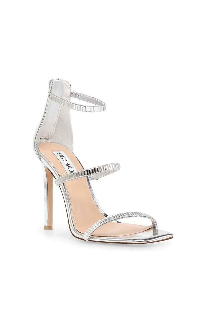 Chandel Silver Heel Sandals