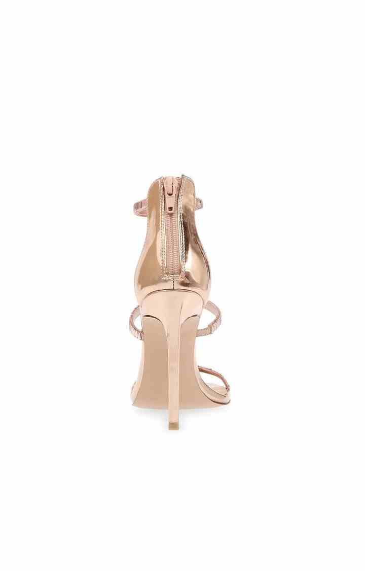 Chandel Gold Heel Sandals