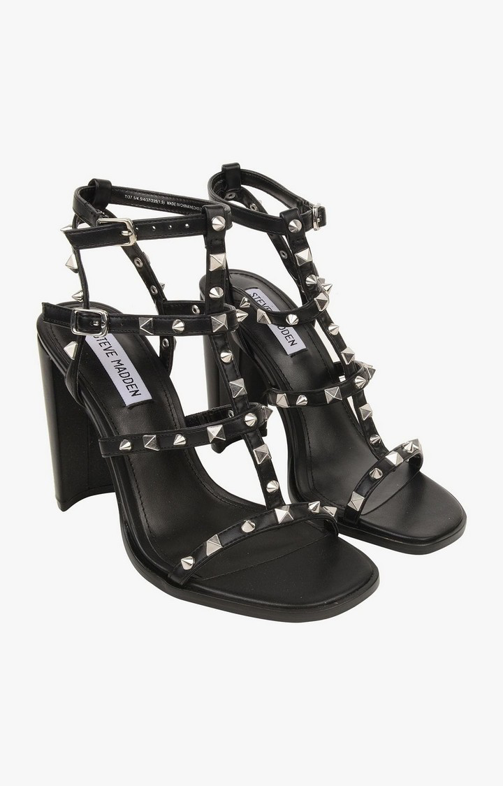 Felizia Black Heel Sandals