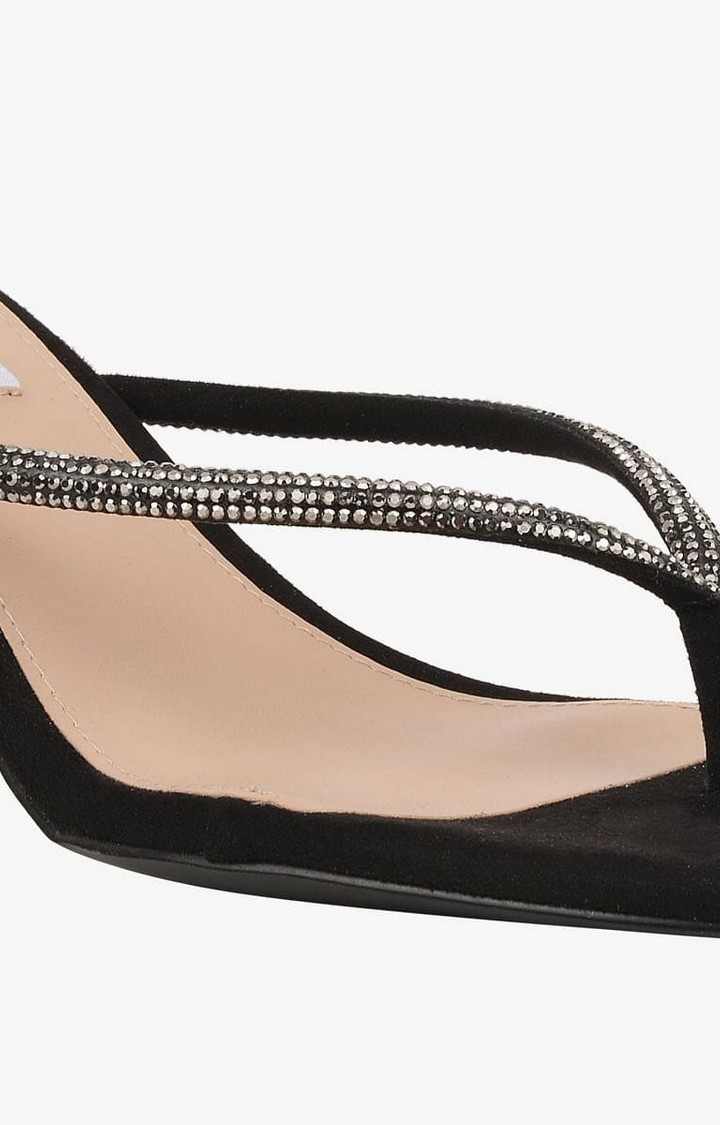 Midway Black Heel Sandals