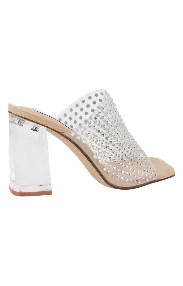 Nicelyy Gold Heel Sandals