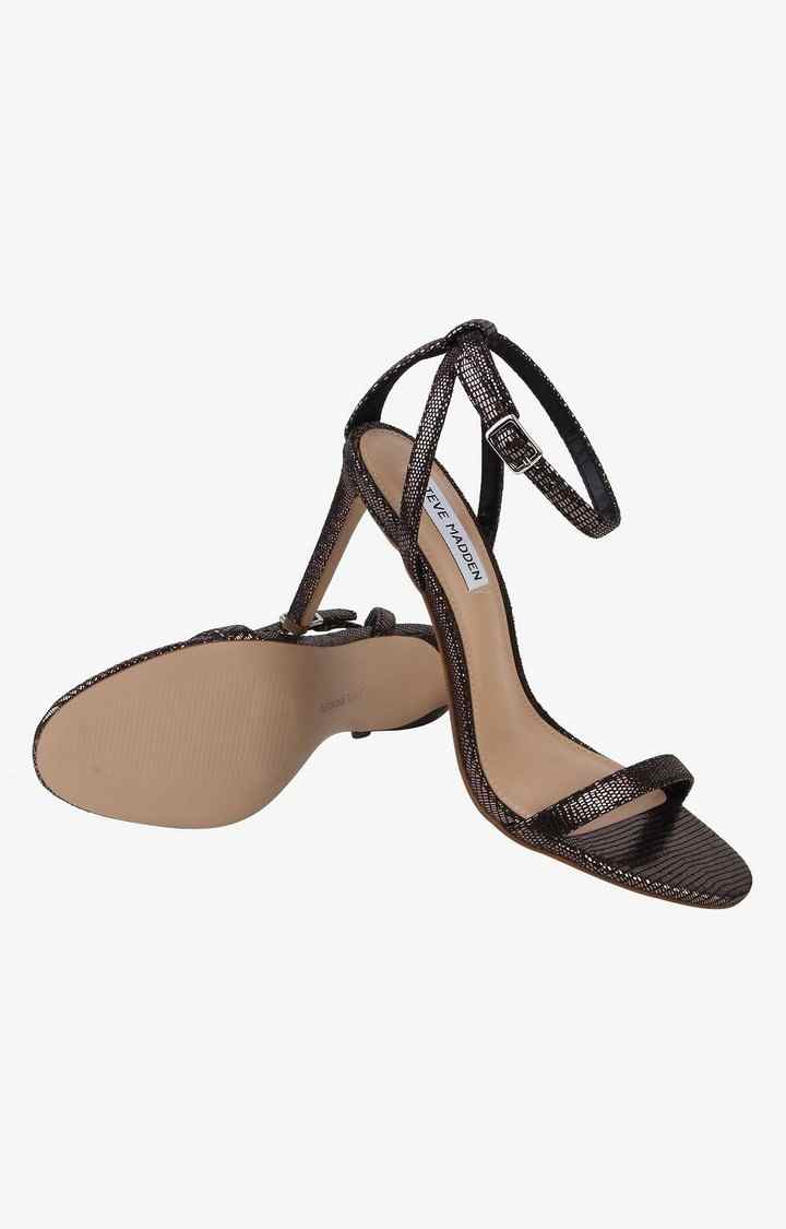 Janet Metallic Heel Sandals