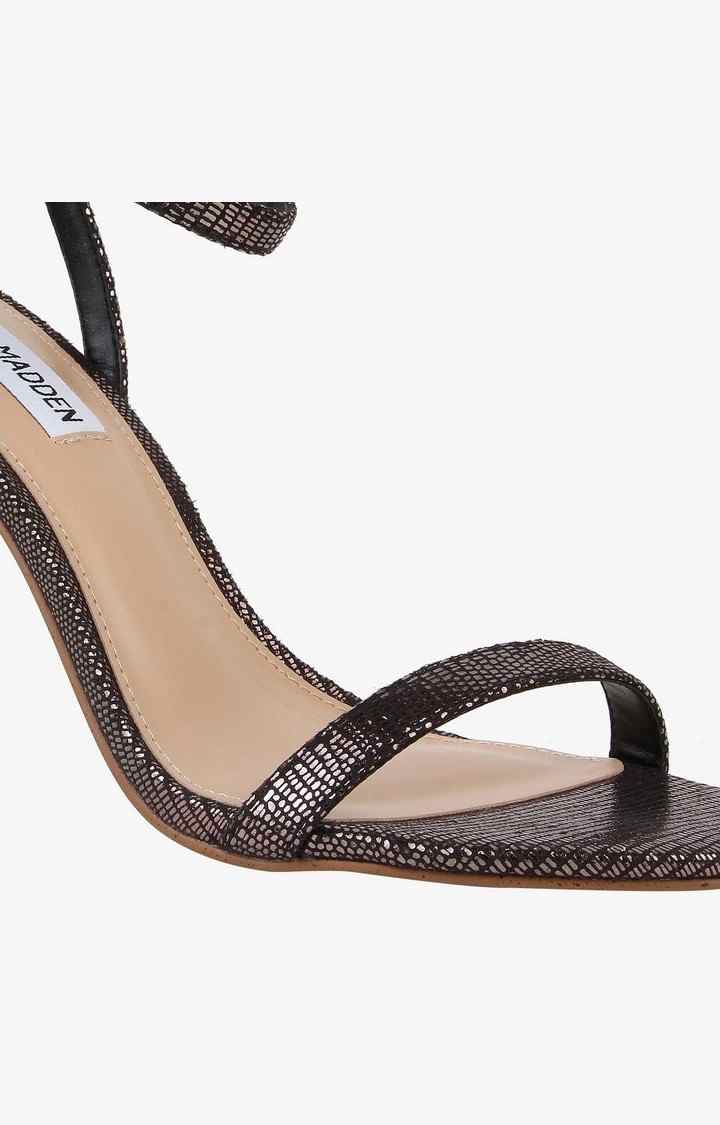 Janet Metallic Heel Sandals