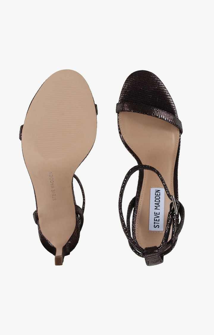 Janet Metallic Heel Sandals