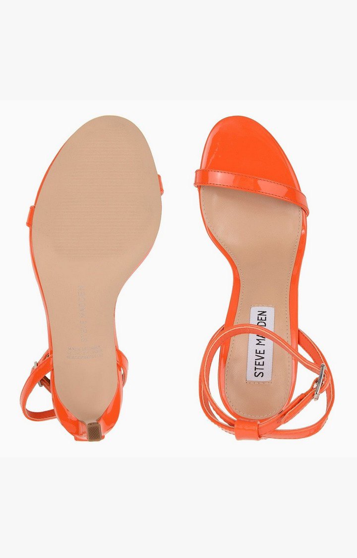 Janet Orange Heel Sandals