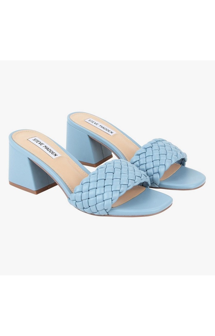 Aspyn Blue Heel Sandals