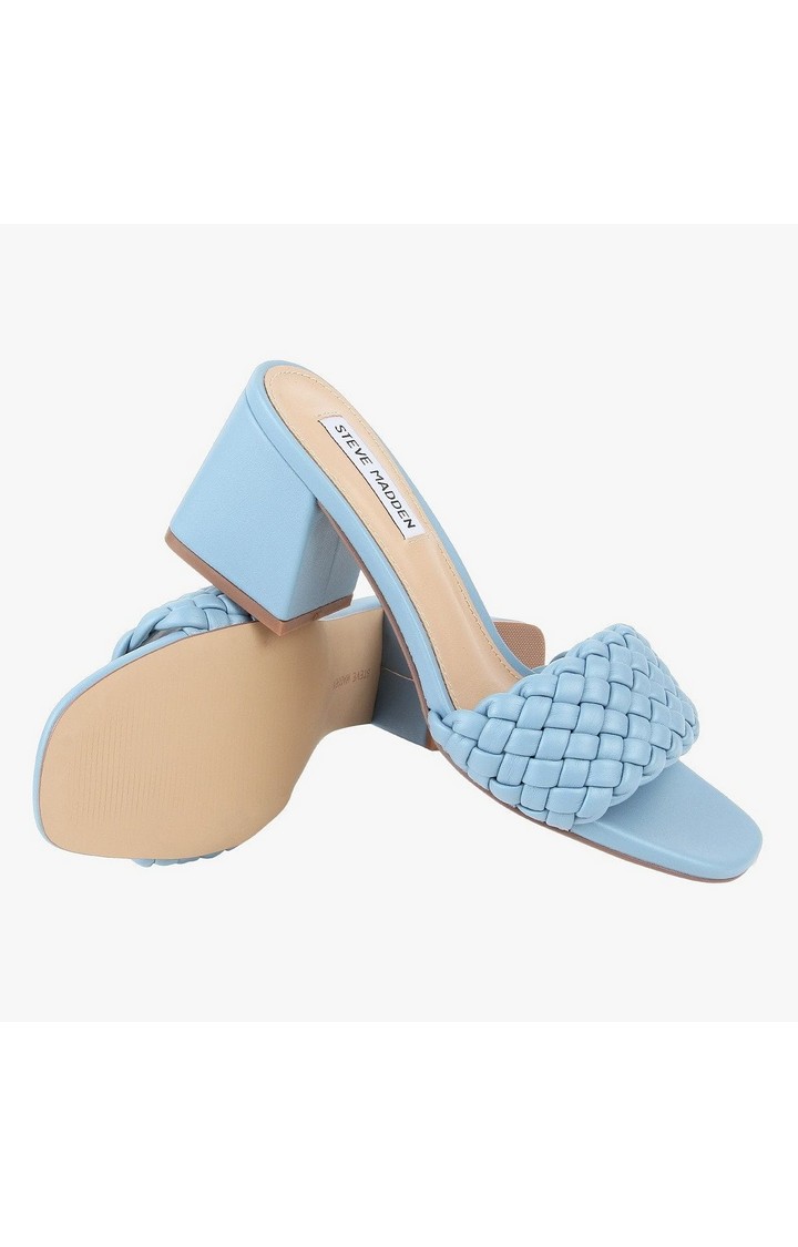 Aspyn Blue Heel Sandals