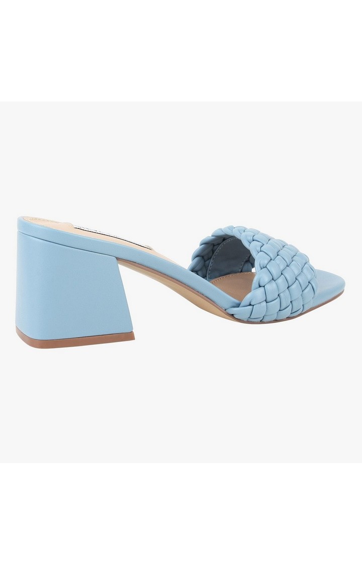 Aspyn Blue Heel Sandals
