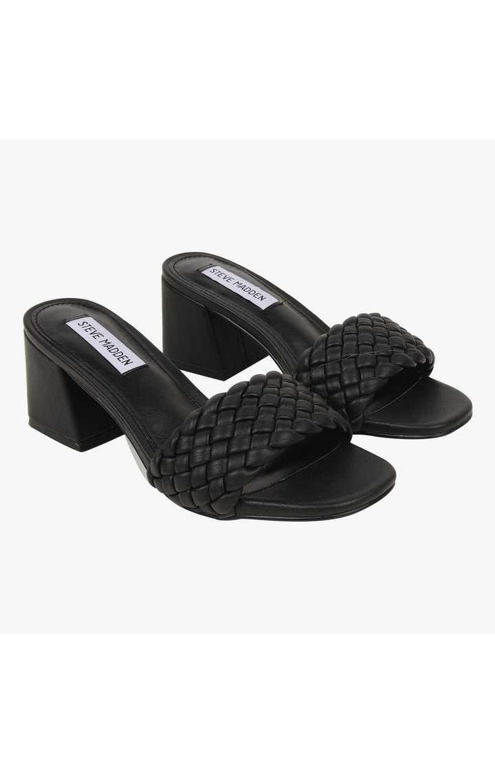 Aspyn Black Heel Sandals
