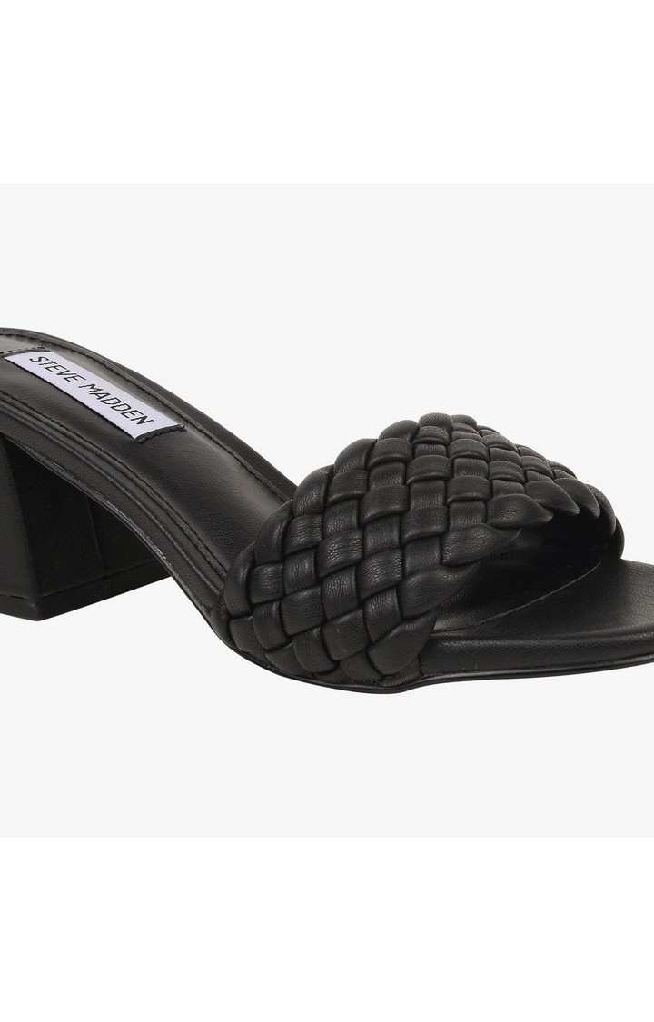 Aspyn Black Heel Sandals