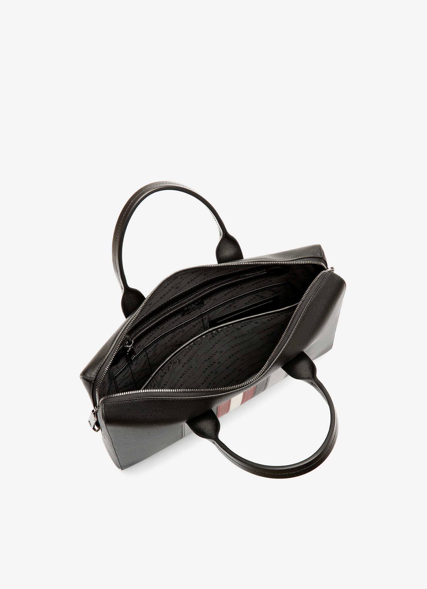 Elter Leather Business Bag In Black