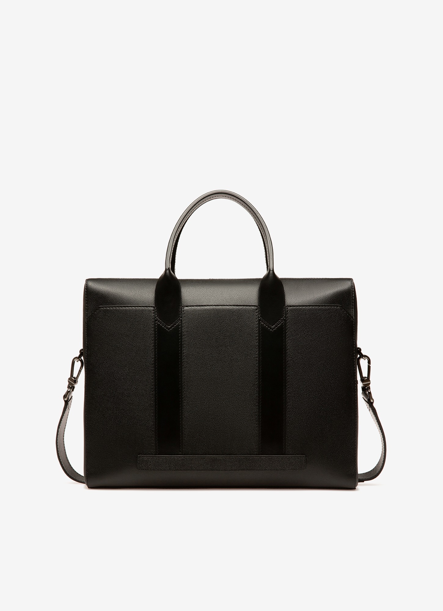 Elter Leather Business Bag In Black