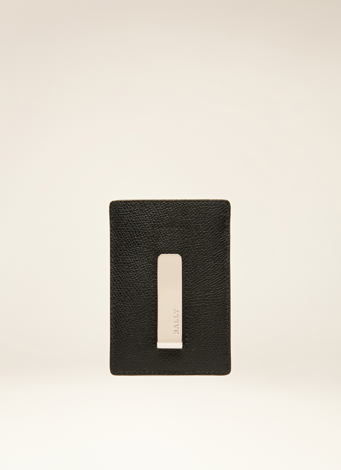 Taedy Leather Card Holder In Black