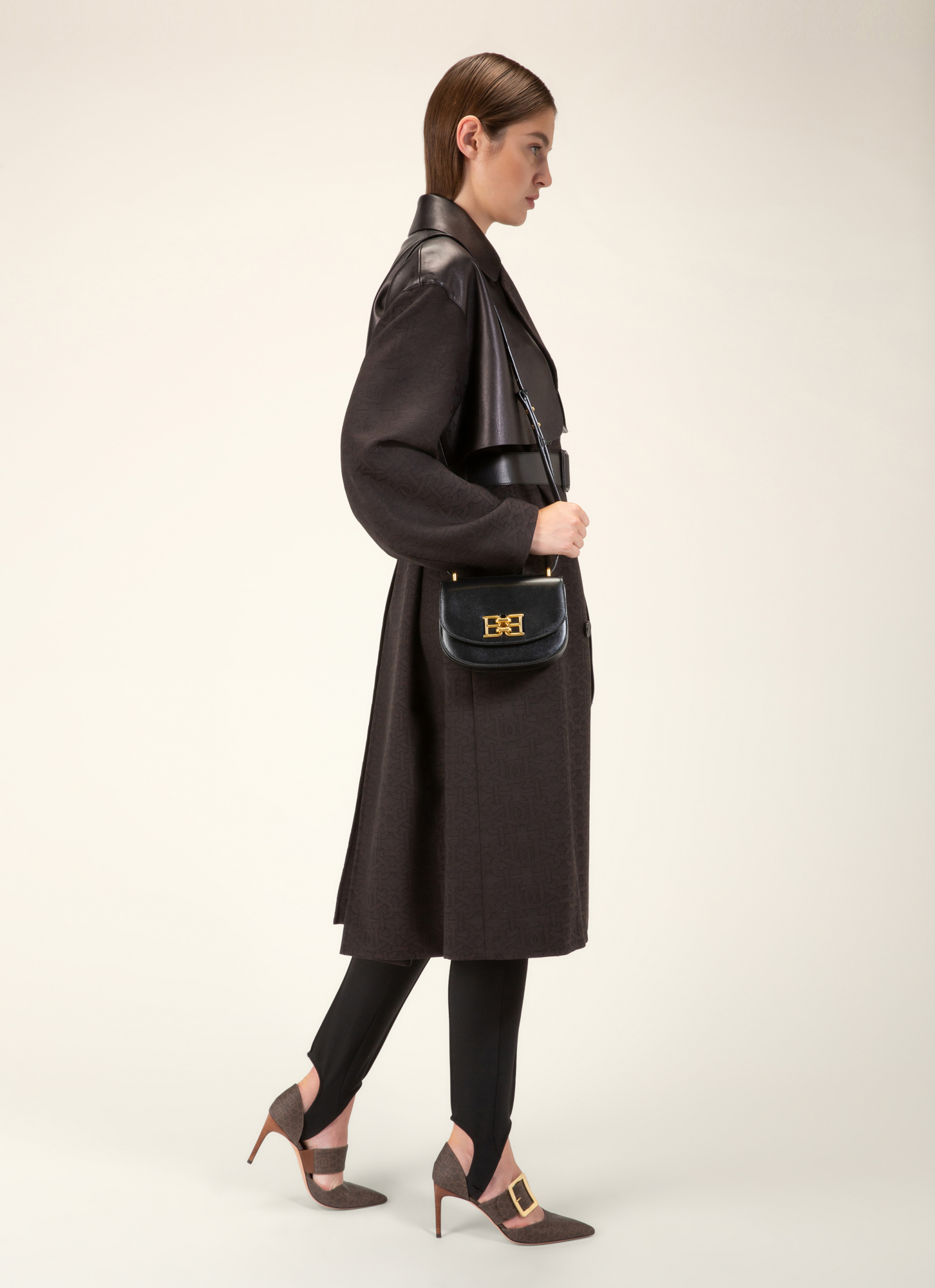 Baily Leather Minibag In Black