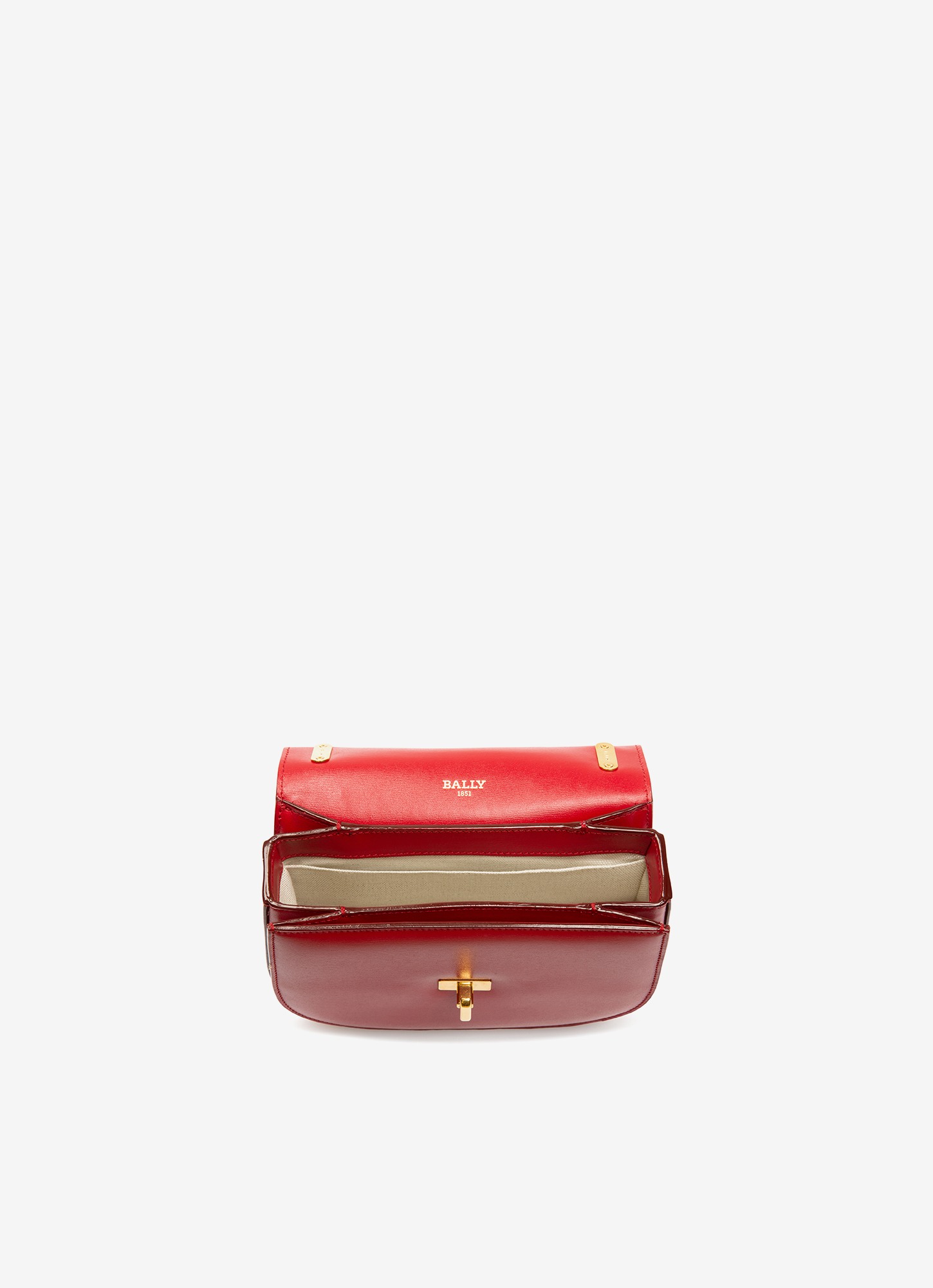 Baily Leather Minibag In Red