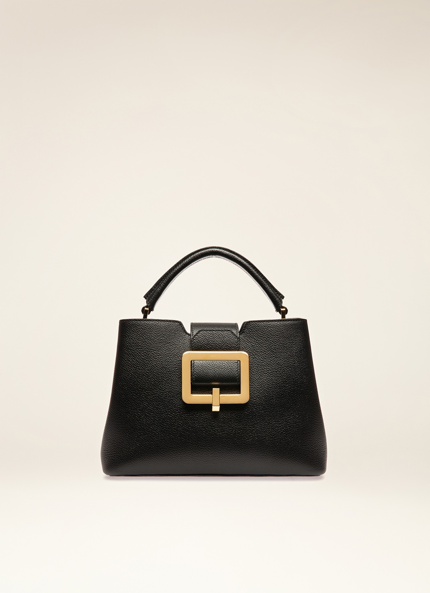Jorah Leather Top Handle Bag In Black