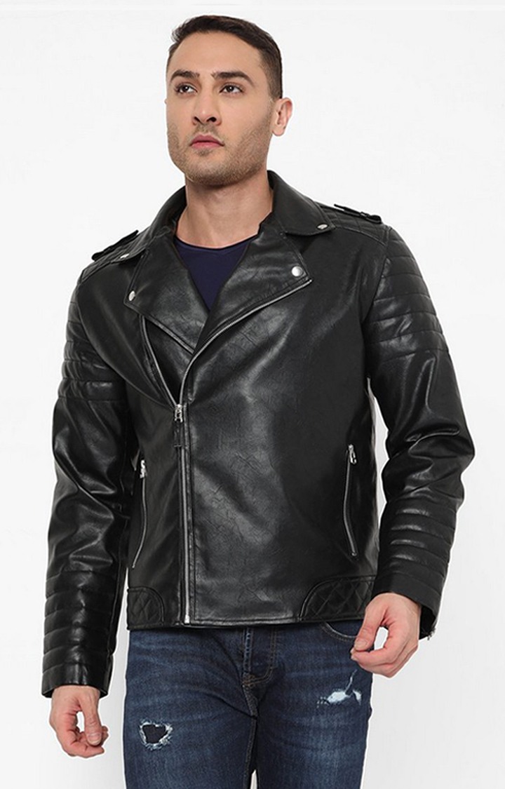 GAS | Panelled Biker Jacket