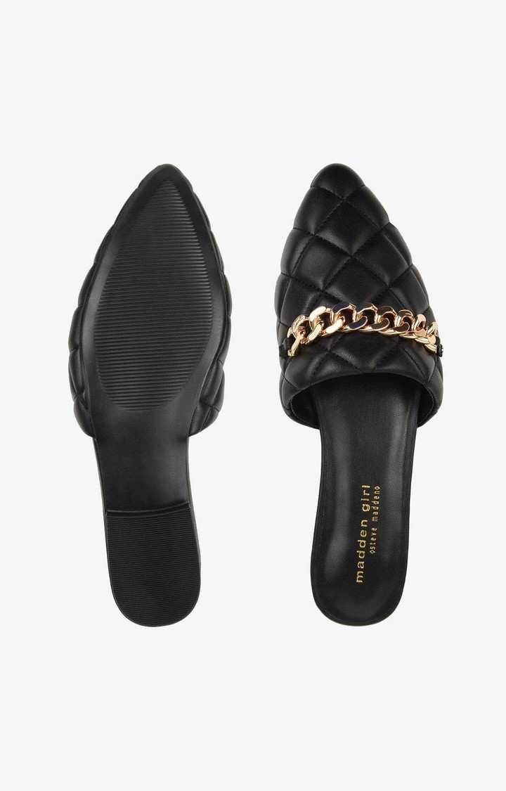 Squad Black Closed Flats & Ballerinas