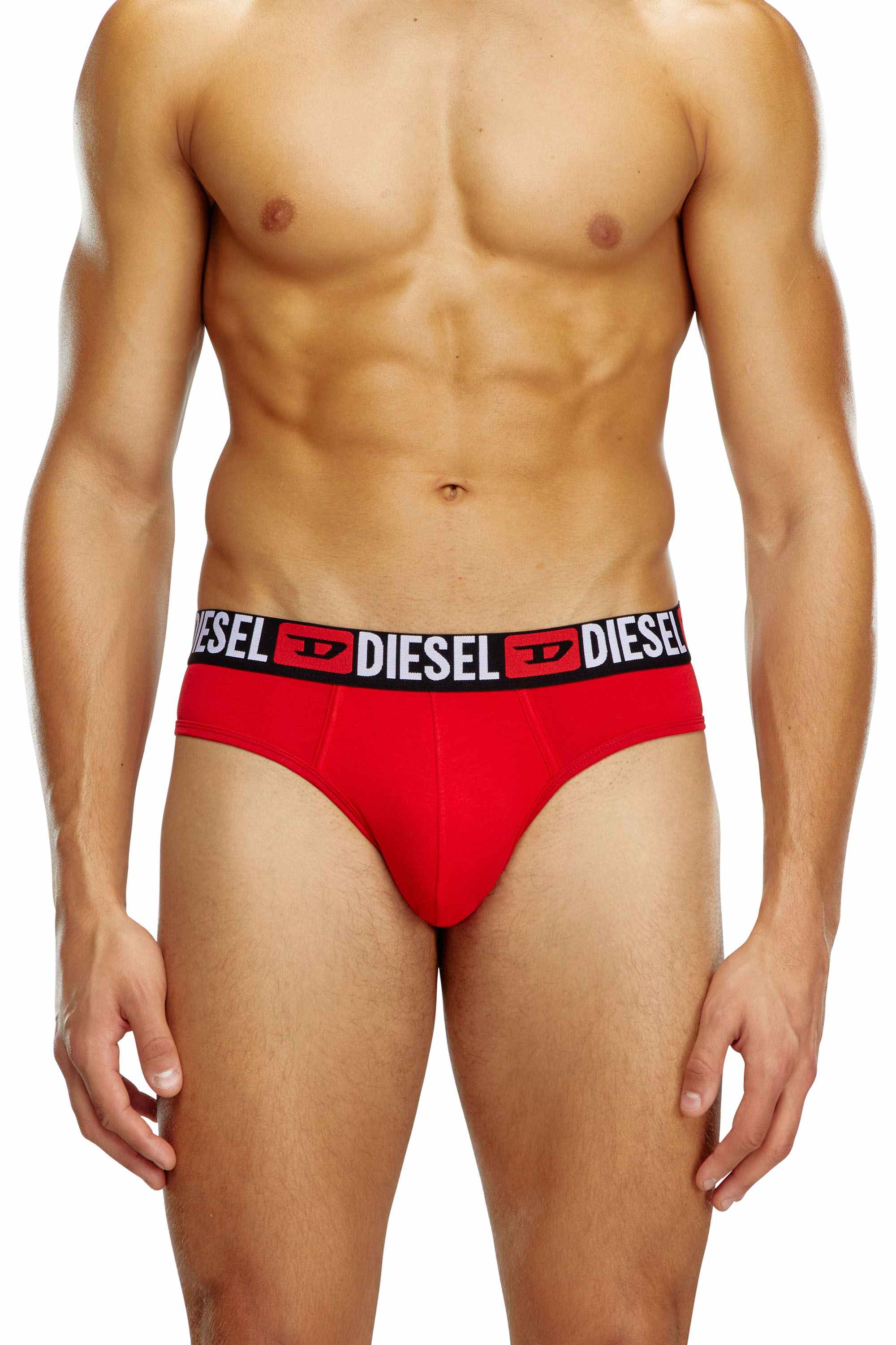 Black Three-pack of solid-colour briefs