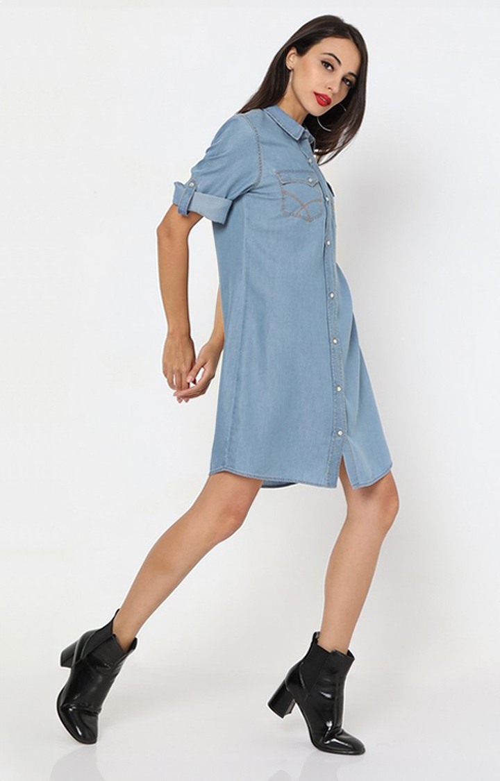 GAS | Shirt Dress with Flap Pockets